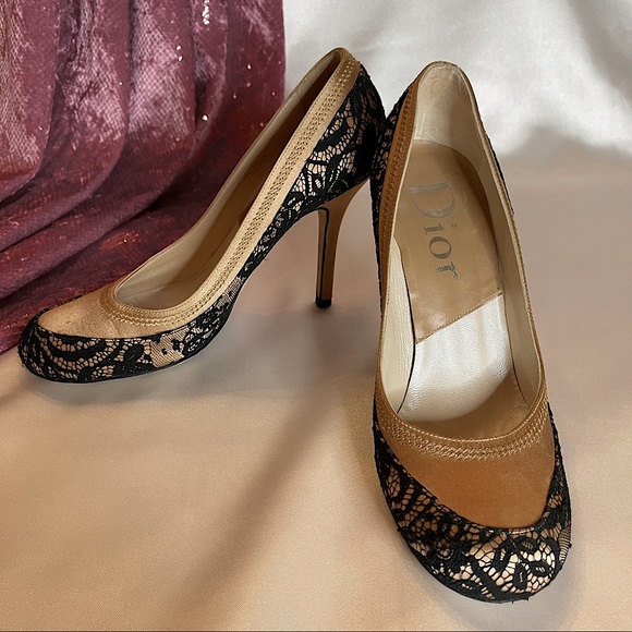Dior satin & lace
